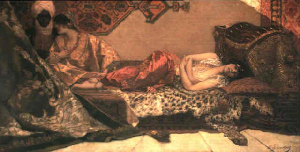 Jean-Joseph Benjamin-Constant Odalisque china oil painting image